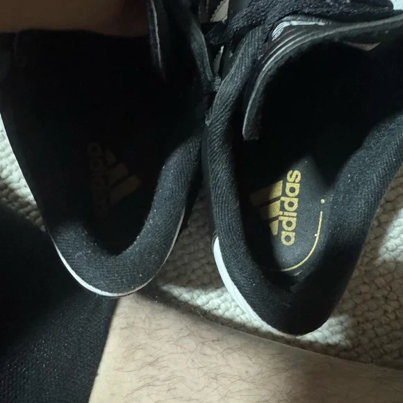 Adidas Samba Boys Classic Sneakers Lace-up Black&White Size  3 - Picture 5 of 8